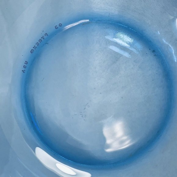 Vintage PYREX USA COBALT BLUE FESTIVA SWIRL Bowl 7.5" Discontinued Pattern - Picture 6 of 8
